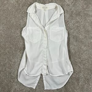 Anthropologie Cloth and Stone Sleeveless Button Down